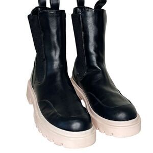 ASOS Chunky Chelsea Boots Black Size 11